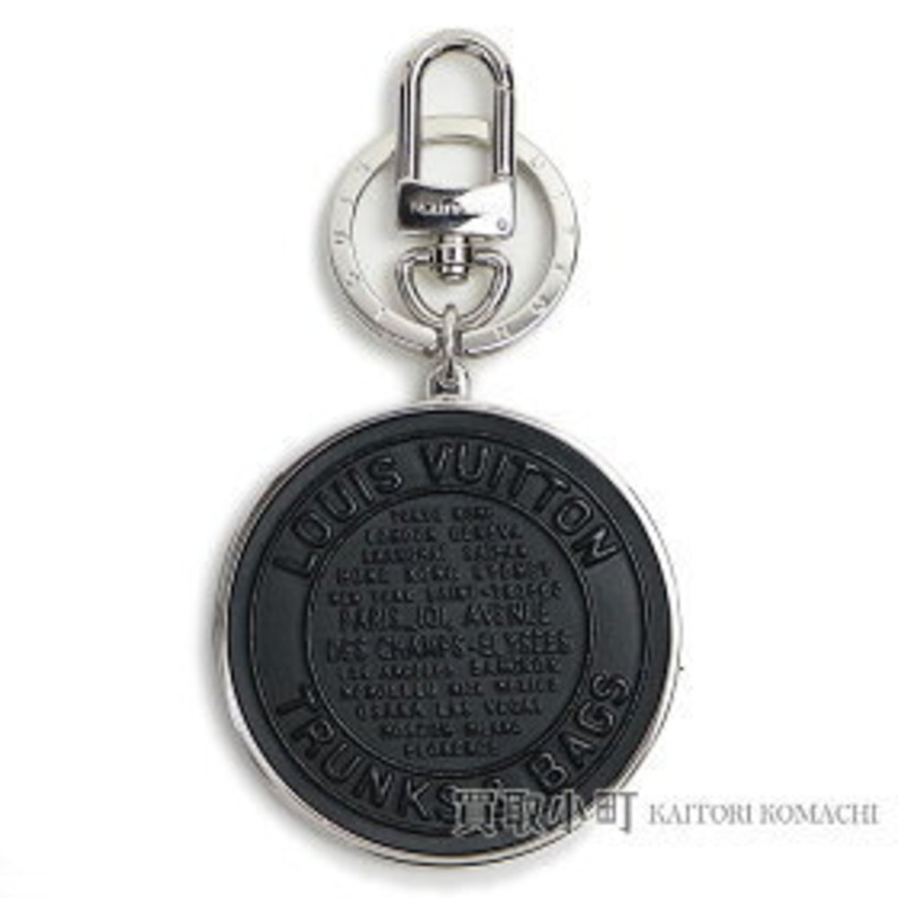 Louis Vuitton Keychain Traveler Bag Charm Key Ring Black LV Wallet
